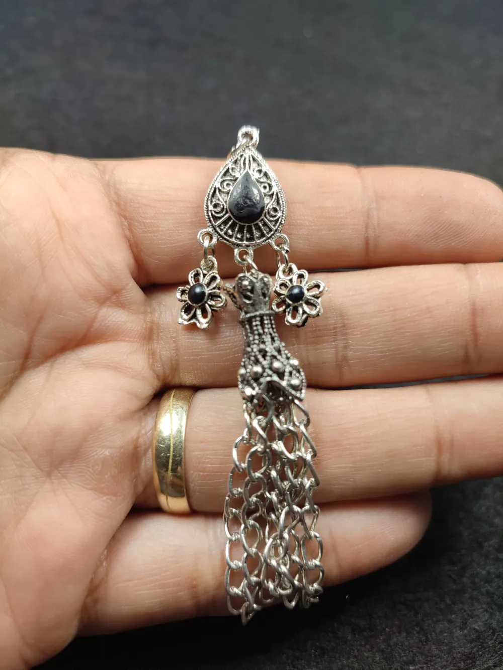 Alman Gümüş Püskül küçük resim 3