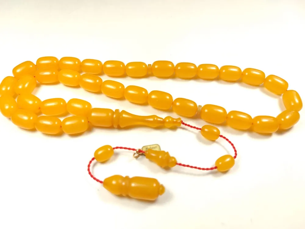 Mehmet Mercan Usta Eseri̇ İmzalı Aykırı Renk Sıkma Kehri̇bar küçük resim 2