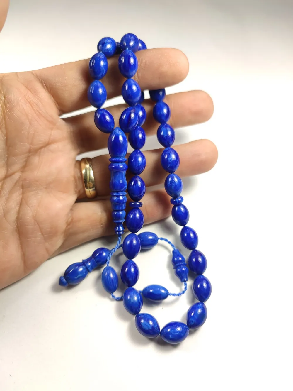 Emi̇na Ri̇şvani̇ Usta İşi̇ İmzalı Sıkma Kehri̇bar küçük resim 4