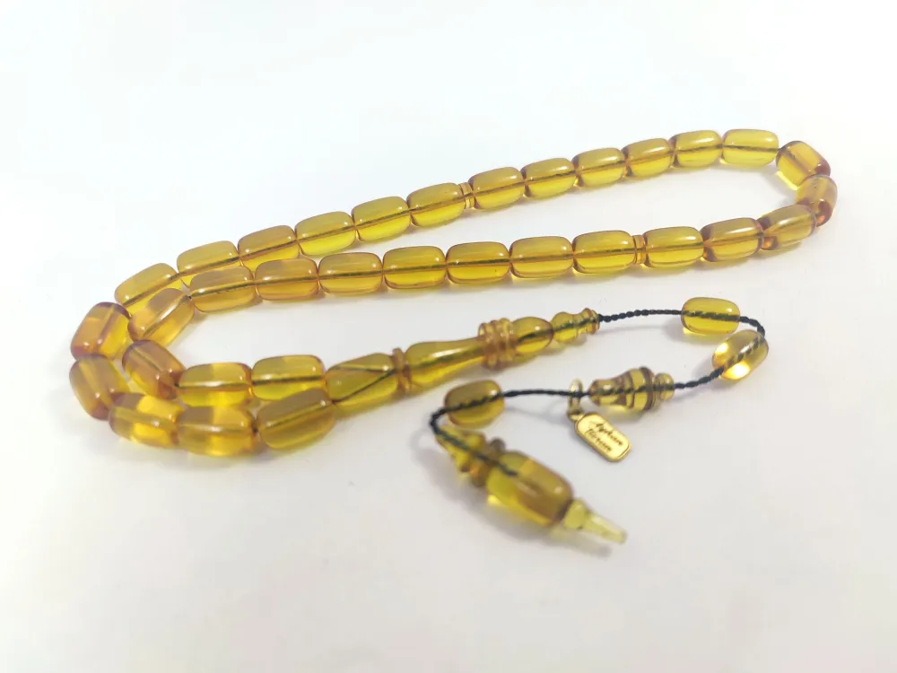 Ayhan Turan Usta Eseri̇ Halkalı İmame Çi̇ft Kat  Yemen Zar Kehri̇bar küçük resim 3