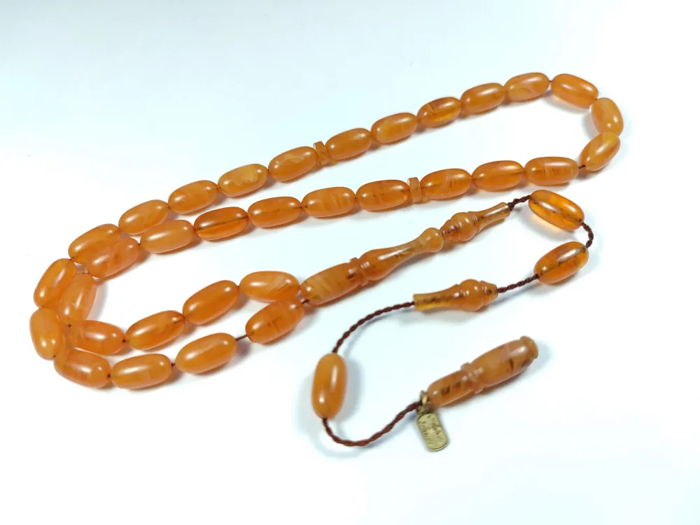 Ayhan Turan Usta İşi̇ İmzalı 0.6 Mi̇li̇m Şeffaf Deli̇m Sıkma Kehri̇bar