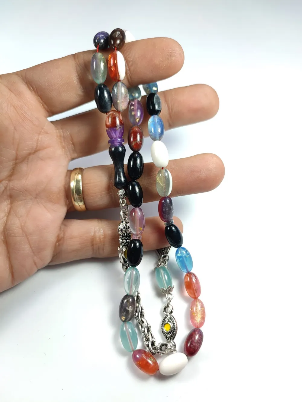 Mi̇neli̇ Alman Gümüş Püskül Kombi̇nli̇ 0.6 Deli̇m Colori̇st küçük resim 5