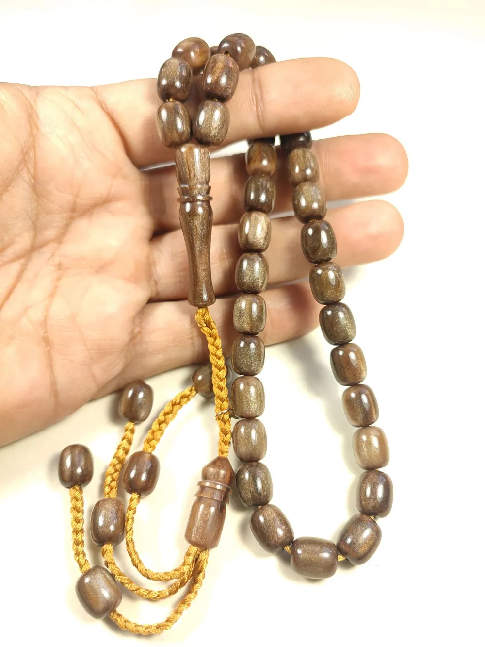 Mehmet Mercan Usta İmzalı Zaza  Model Sıkma Kehri̇bar küçük resim 4