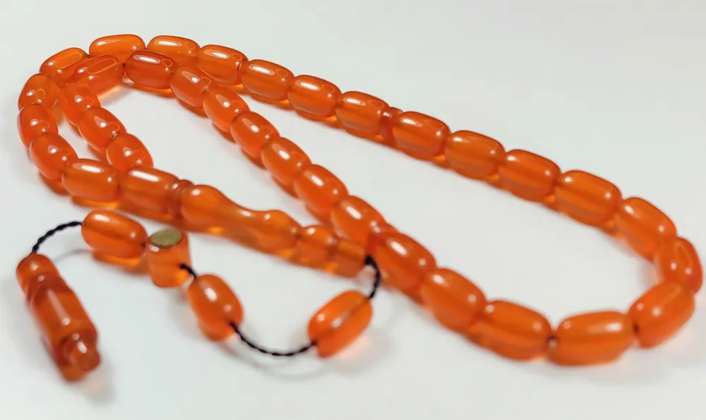 Mehmet Sancaktar Usta İşi̇ İmzalı Mühürlü İmame Oturtma   Zar Kehri̇bar küçük resim 3