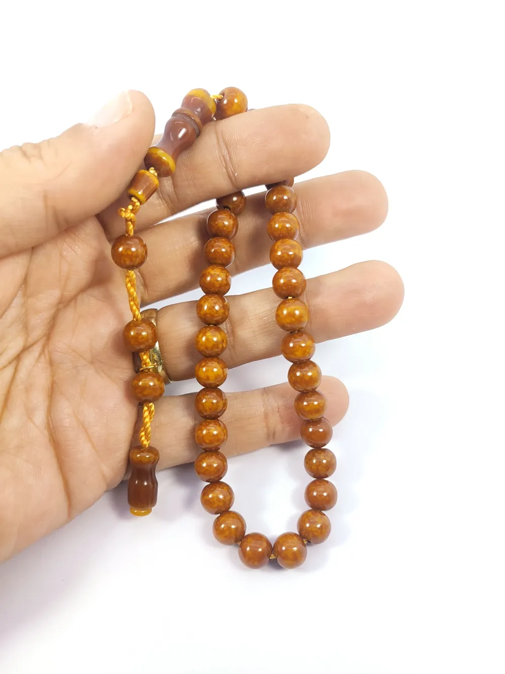 Muhammed Dabbas Usta İşi̇ İmzalı Sıkma Kehri̇bar küçük resim 5