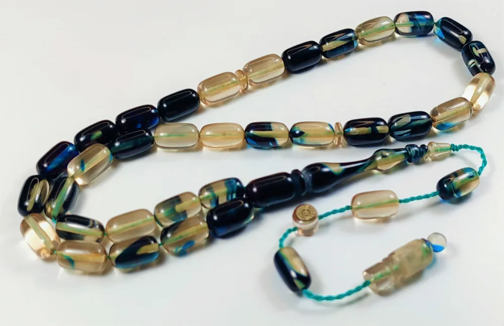 Mehmet Sancaktar Usta İşi̇ İmzalı Mühürlü Sıkma Kehri̇bar küçük resim 2