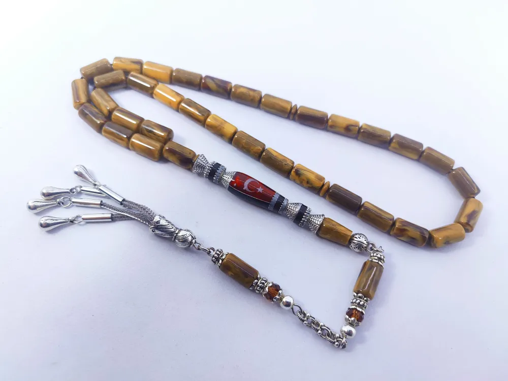 Şevket Alkan Usta Eseri̇ Gümüş Nakkaşlı Fransız Galali̇t küçük resim 2