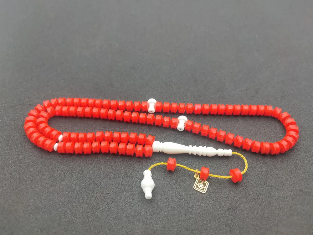 Hakan Kaya Usta Eseri̇ Deve Kemi̇ği̇ Kombi̇nli̇ Fransız Galali̇t Namaz Tesbi̇hi̇ küçük resim 3