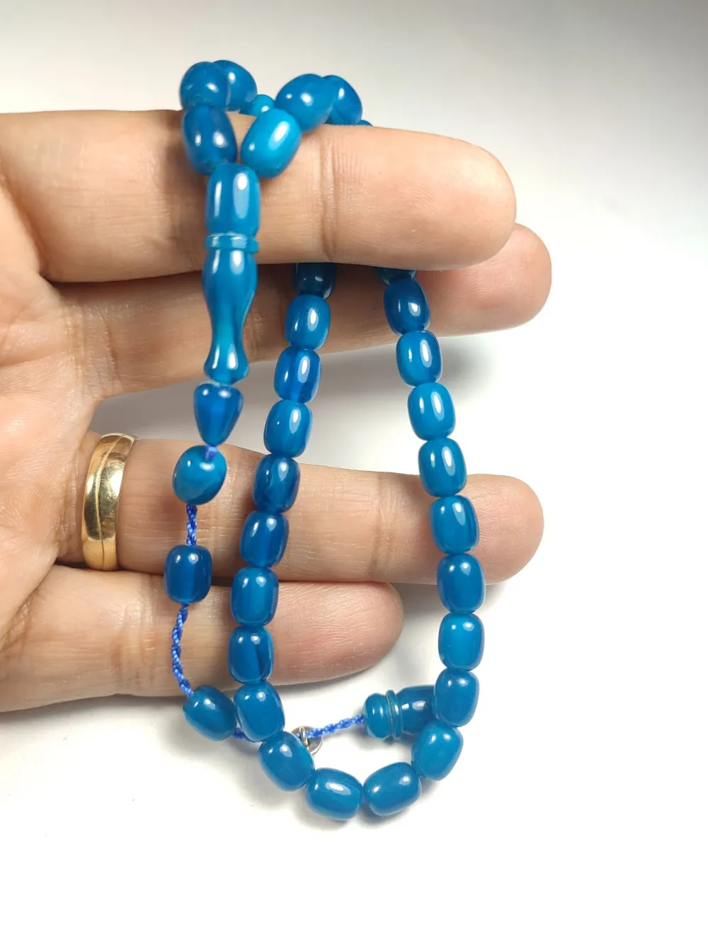 Şükrü Baba Usta İşi̇ İmzalı Mühürlü Bi̇lek Boy Kanayan Bağa küçük resim 4