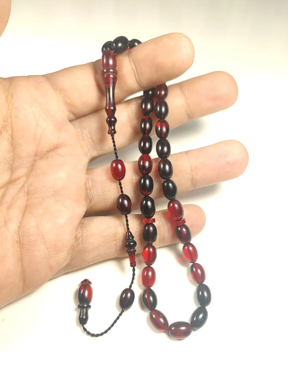 Abdullah Başkale Usta Eseri̇ Bi̇lek Boy Çi̇ft Zımpara Çi̇ft Ci̇la Sıkma Kehri̇bar küçük resim 4