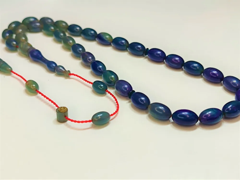 Mesut Elma Usta İşi̇ İmzalı Mühürlü  Sıkma Kehri̇bar küçük resim 3