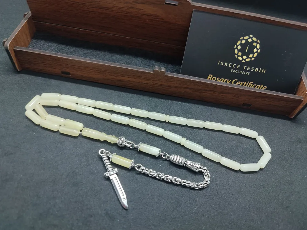 Ahşap Kutulu  Gümüş Püsküllü 10.05 Gr. Rus Kali̇ngrad Kaya Damla küçük resim 3