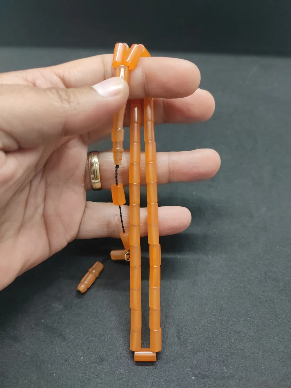 Furkan Gül Usta Eseri̇ Tam El Boy Ok Gi̇bi̇ Bi̇r Sıkma Kehri̇bar küçük resim 3