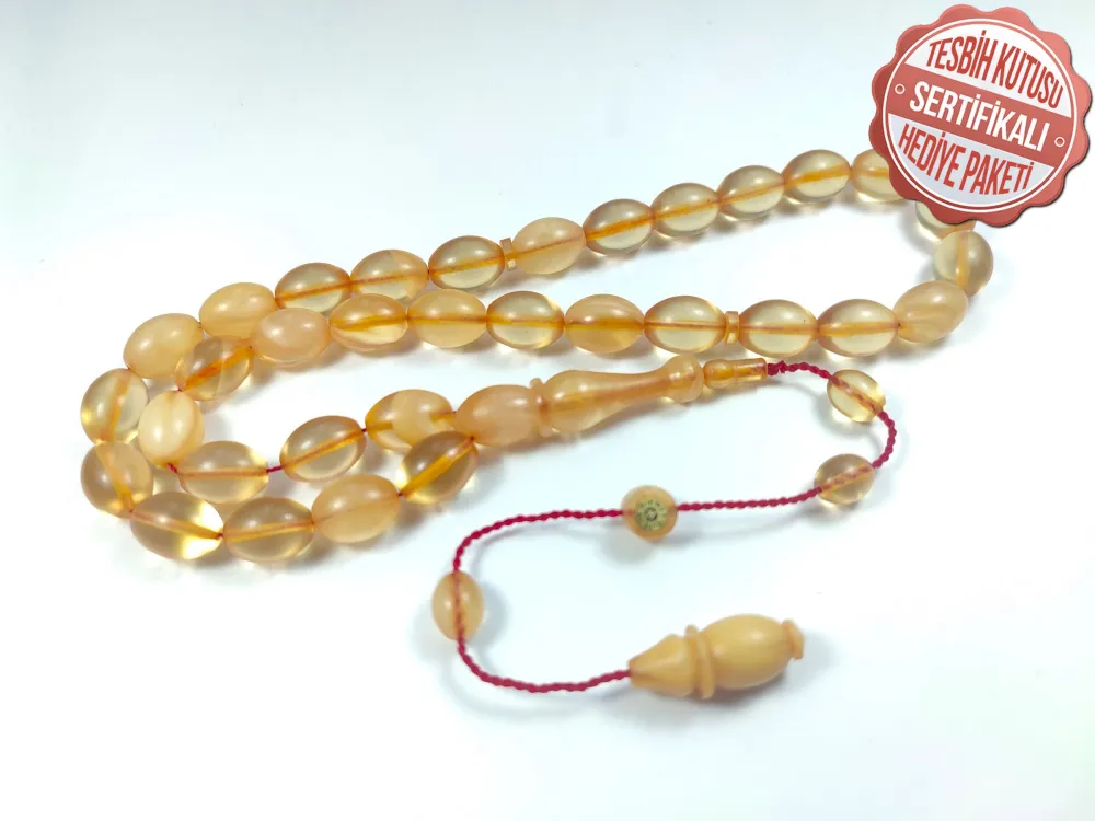 Hi̇kmet Al Sai̇d Usta İşi̇ İmzalı Mühürlü 0.6 Mm Alman Zar  Kehri̇bar