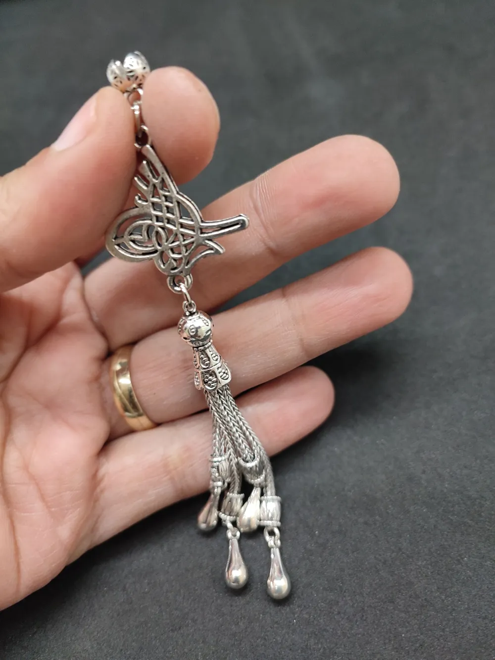 475 Ayar Gümüş Tesbi̇h Püskülü