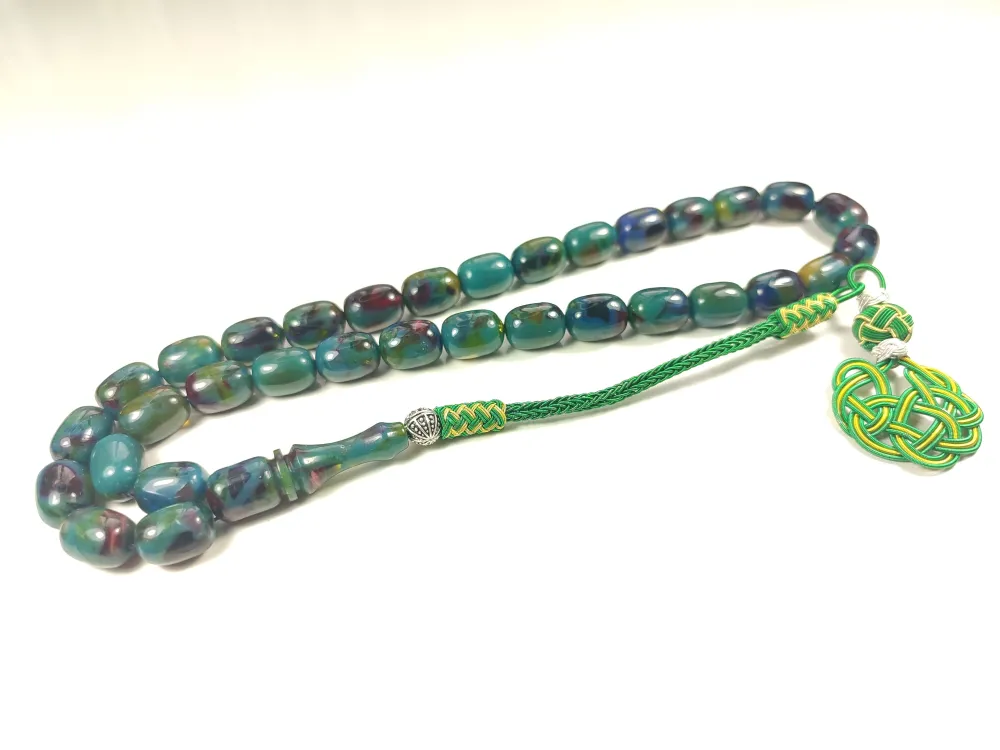 Şevket Alkan Usta Eseri̇ Trabzon Kazazi̇ye Püsküllü Objeden Sıkma Kehri̇bar küçük resim 2