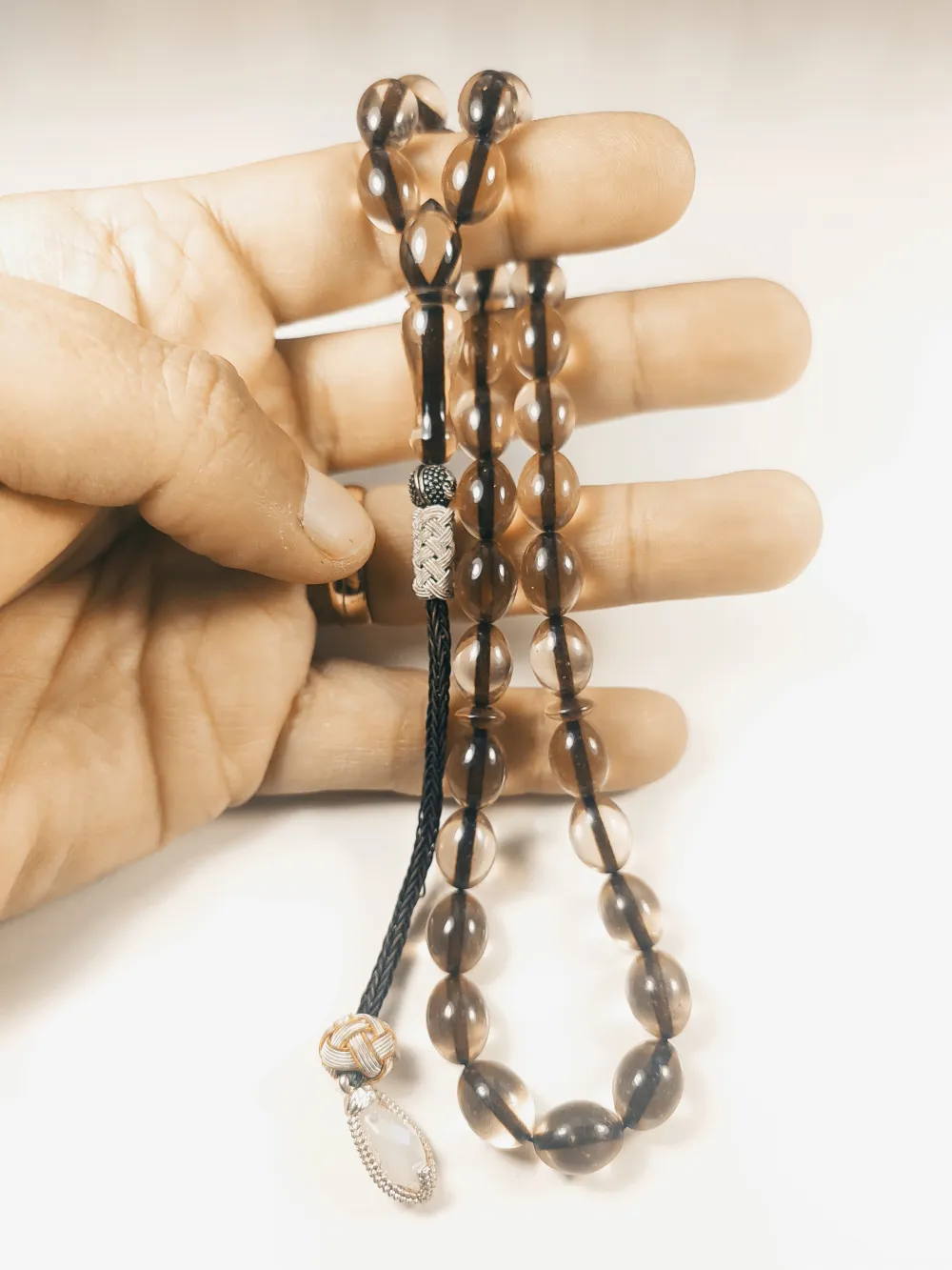 Darabacı Abdullah Usta Eseri̇ Trabzon Kazazi̇ye Püsküllü3 Kat Ci̇lalı Ateş Kehri̇bar küçük resim 5