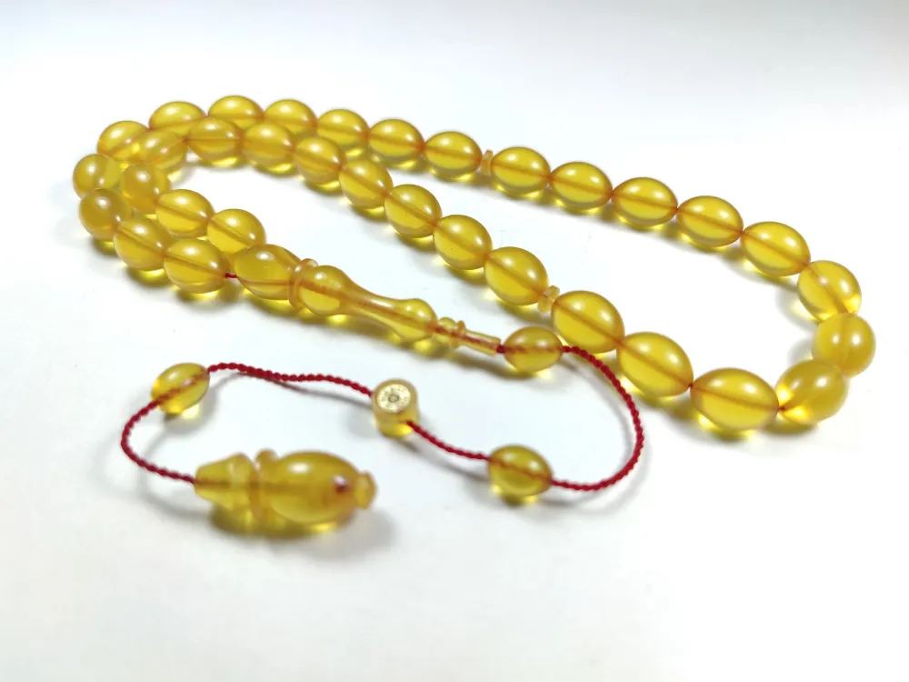 Hi̇kmet El Sai̇d Usta İşi̇ İmzalı Mühürlü 0.6 Şeffaf Deli̇m  Alman Zar küçük resim 2