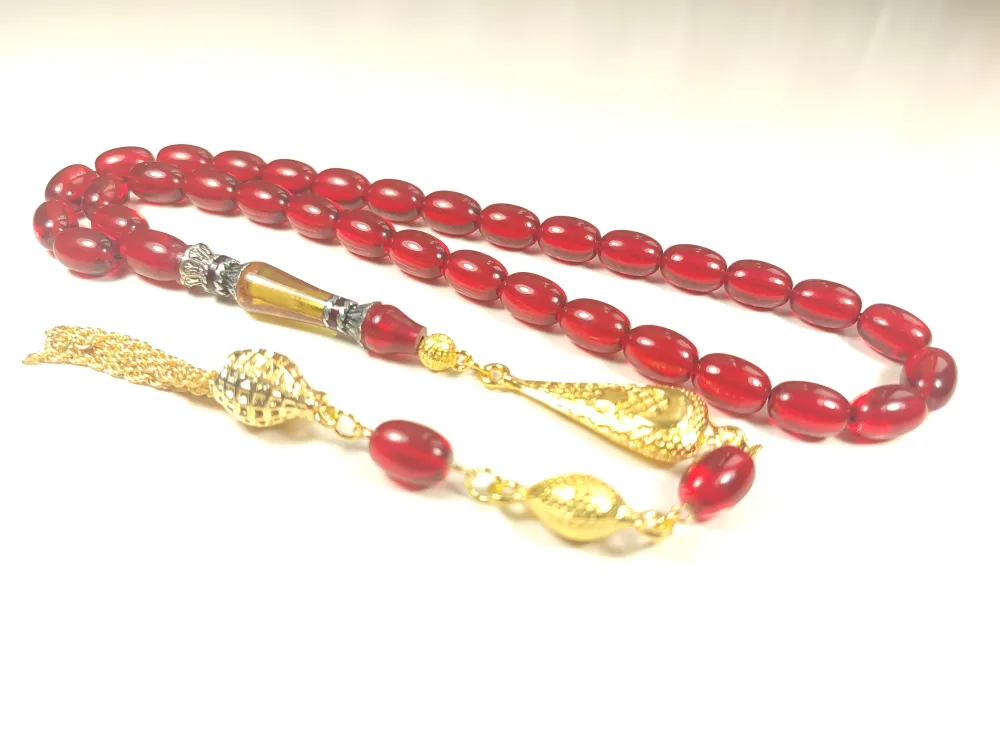 Şevket Alkan Usta Eseri̇ 925 Ayar Gümüş Nakkaş Alman Zar Kehri̇bar