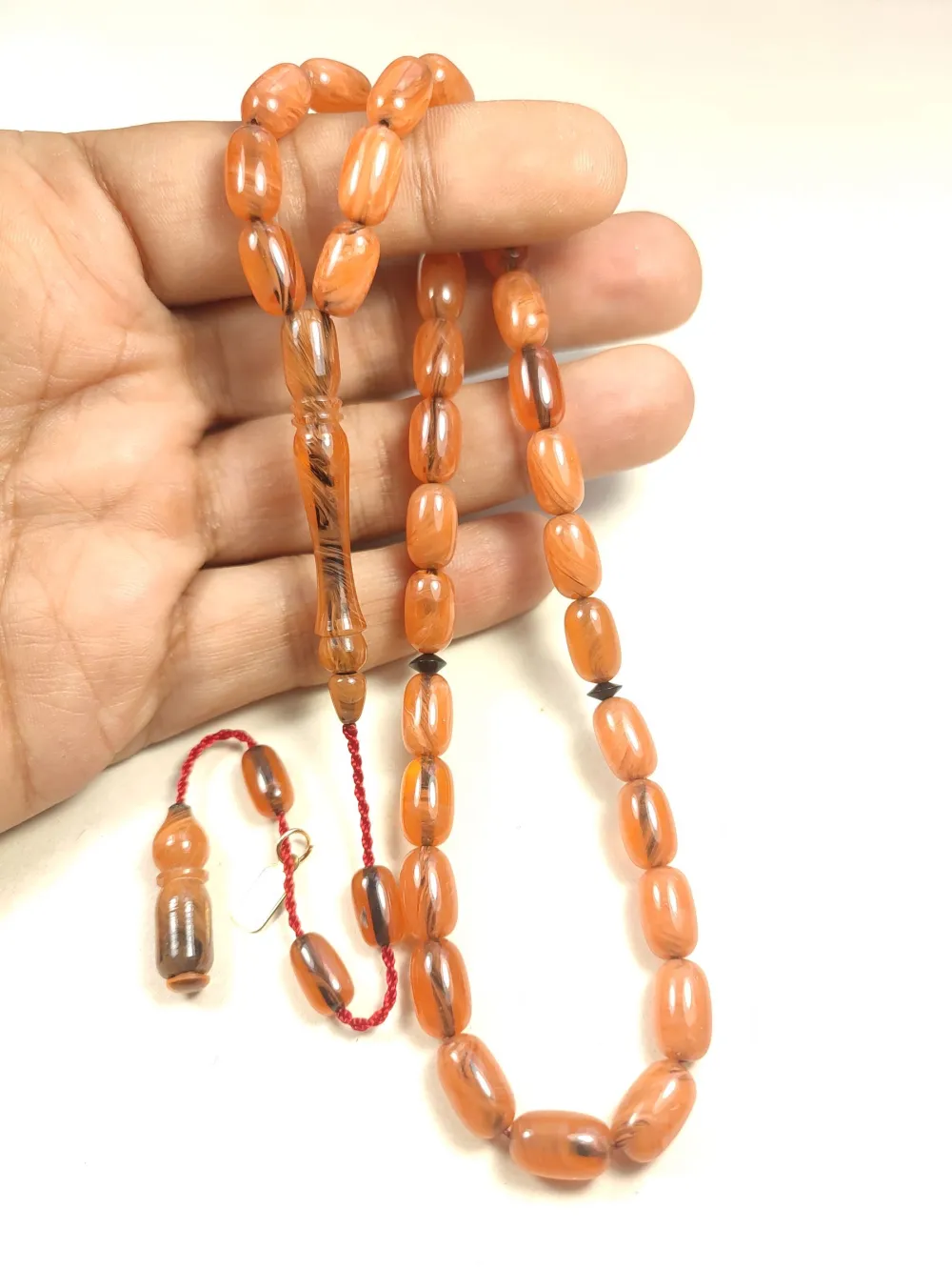 Mesut Elma Usta Eseri̇ İmzalı Kondüsyon Hari̇kası Sıkma Kehri̇bar küçük resim 4