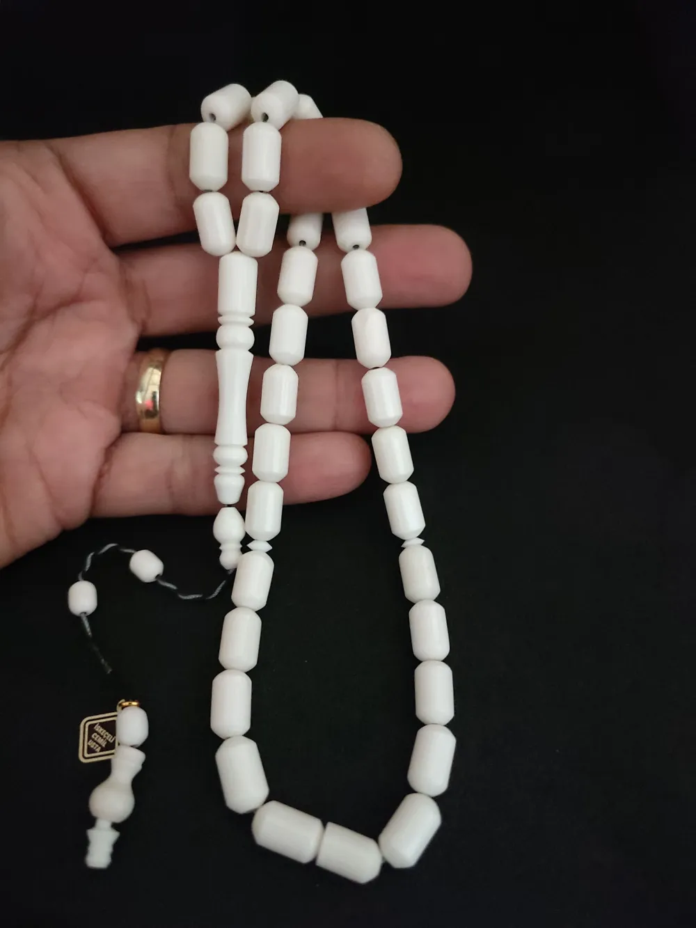 İskeçeli̇ Cemi̇l Usta Eseri̇ Sülün İmame Çi̇ft Ci̇la  Deve Kemi̇ği̇ küçük resim 4