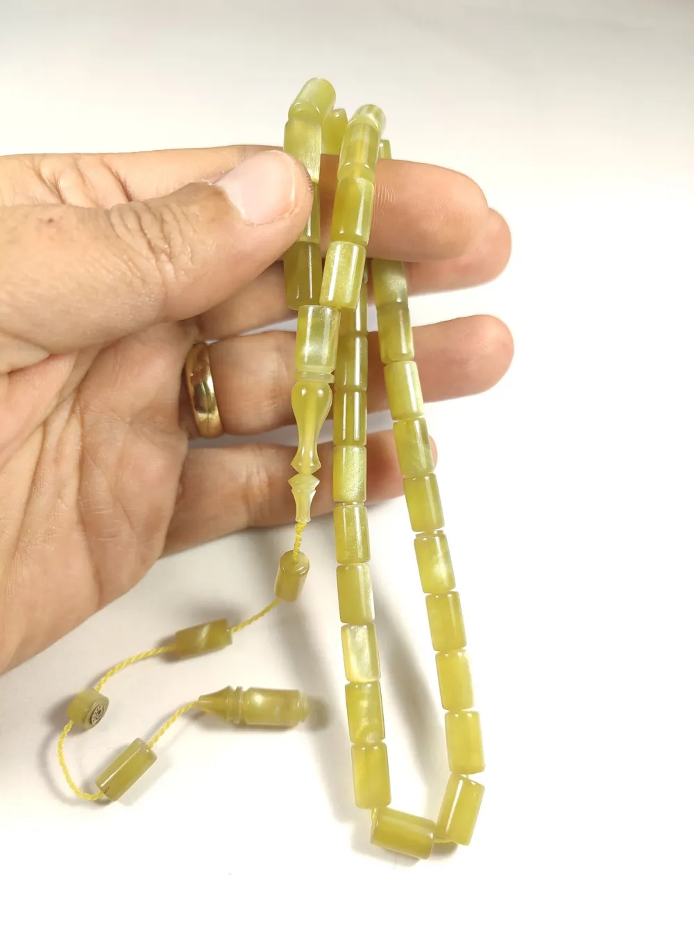 Erkan Çubukçu Usta İşi̇ İmzalı Multi̇ Color  Sıkma Kehri̇bar küçük resim 2