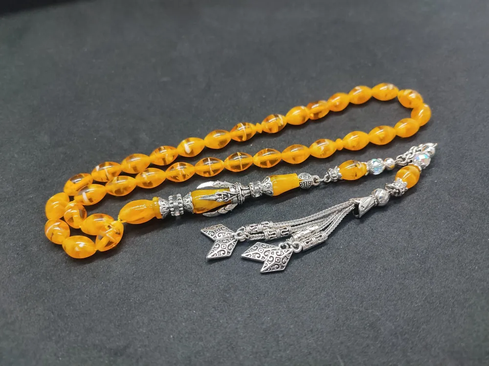 Zeyn Usta Eseri̇ Gümüş Nakkaş İmame Pençe Model Sıkma Kehri̇bar