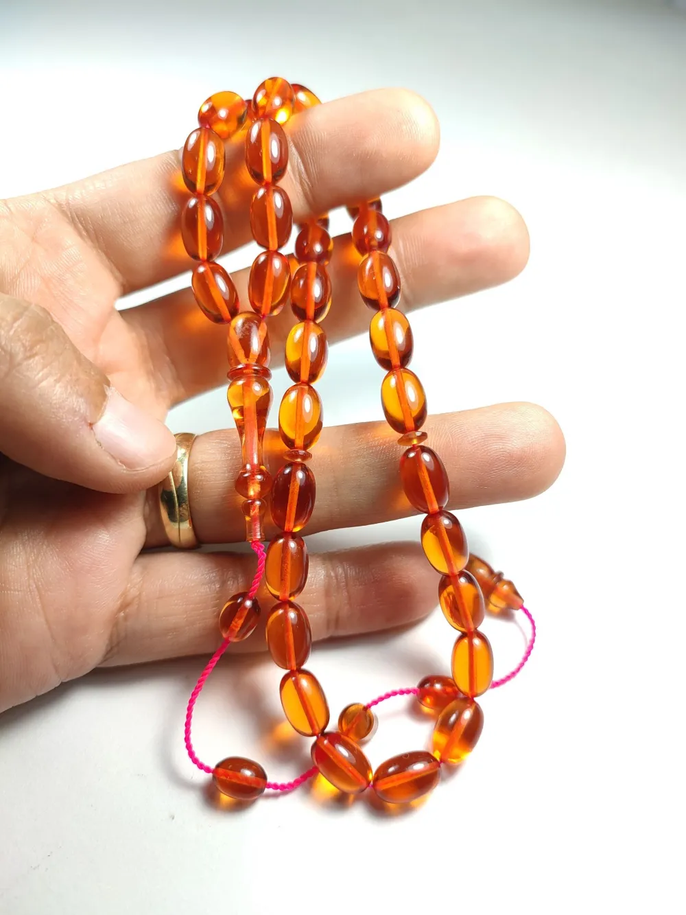 Hi̇kmet El Sai̇d Usta İşi̇ İmzalı Mühürlü 0.6 Şeffaf Deli̇m  Alman Zar küçük resim 4