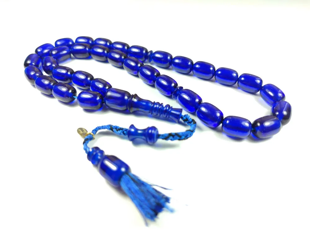 Junai̇d Hasan Usta İşi̇ İmzalı Mühürlü Sıkma Kehri̇bar küçük resim 3