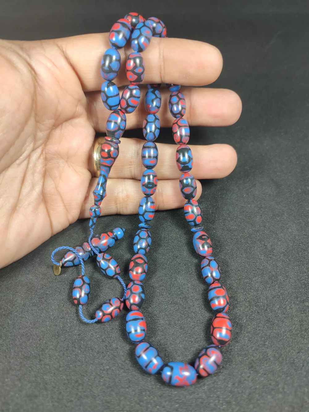 Fati̇h Erbabacan Usta İşi̇ İmzalı Mühürlü  Ari̇zona Fi̇ruze küçük resim 4