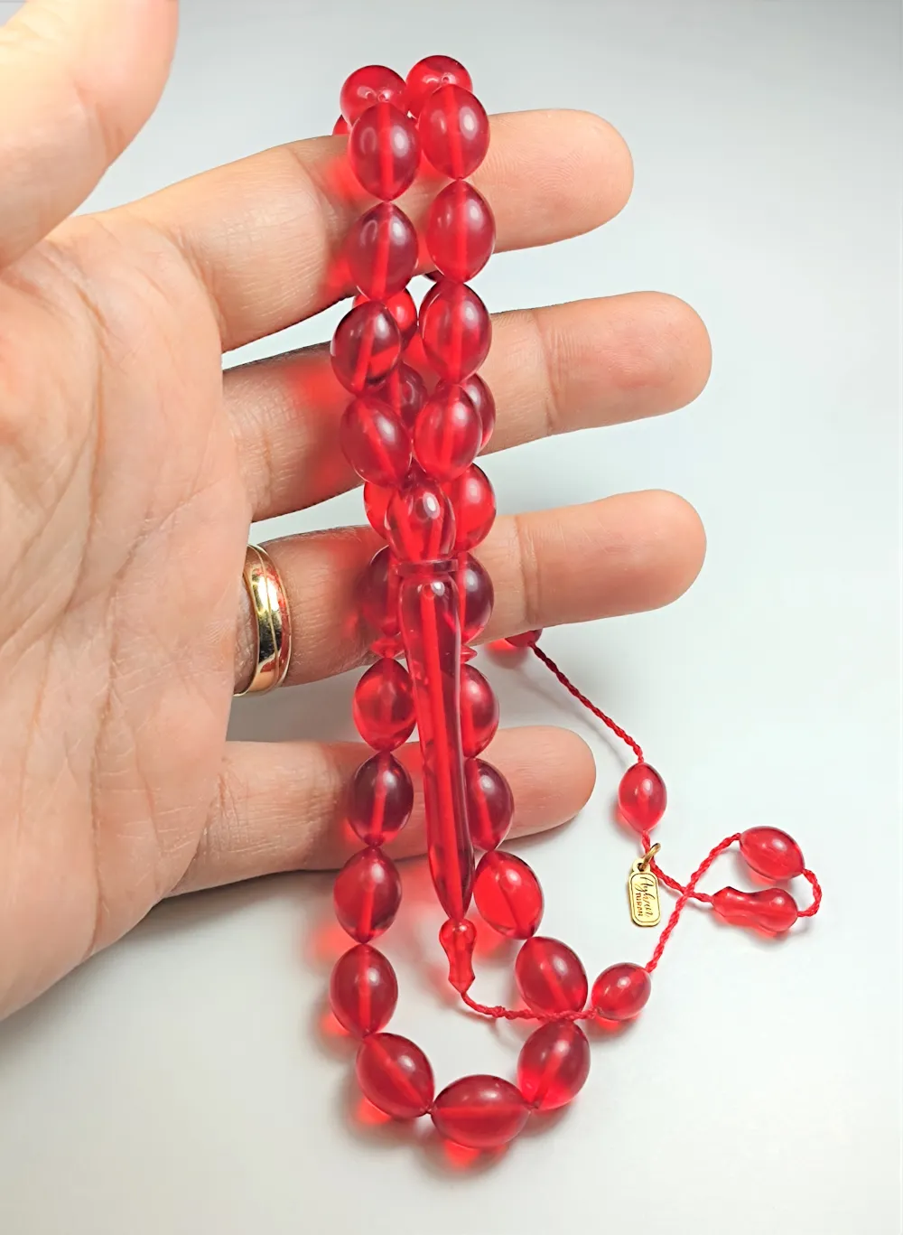 Ayhan Turan Usta İşi̇ İmzalı Mühürlü Ateş-İ Kehri̇bar küçük resim 5