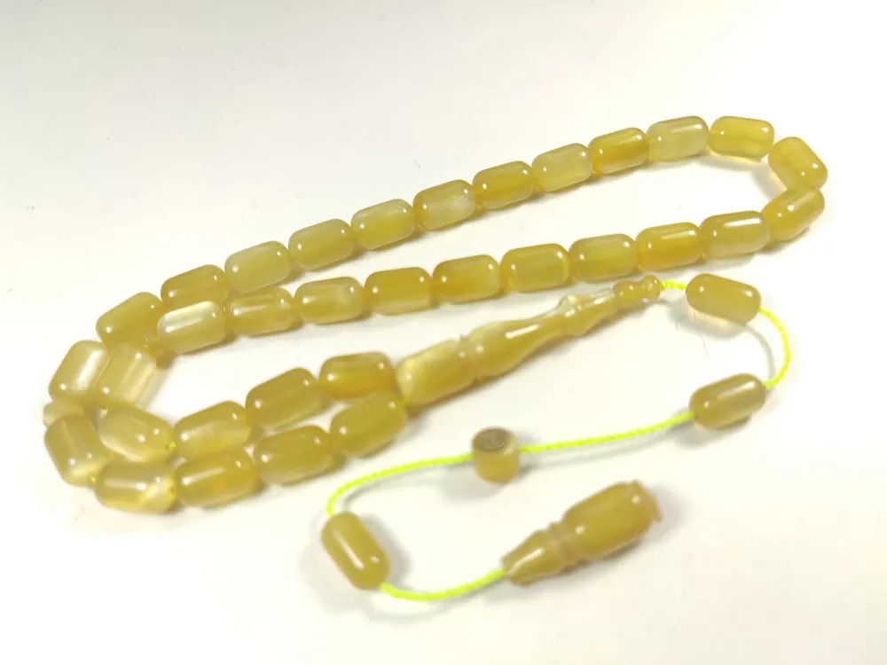 Erkan Çubukçu Usta İşi̇ İmzalı Multi̇ Color  Sıkma Kehri̇bar küçük resim 3