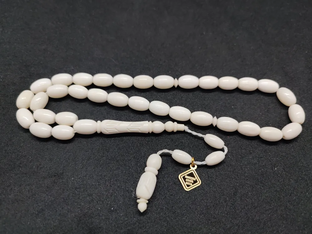 İskeçeli̇ Cemi̇l Usta Eseri̇ İmame Hi̇tame Kalem Oyma Sanatı Deve Kemi̇ği̇ küçük resim 2