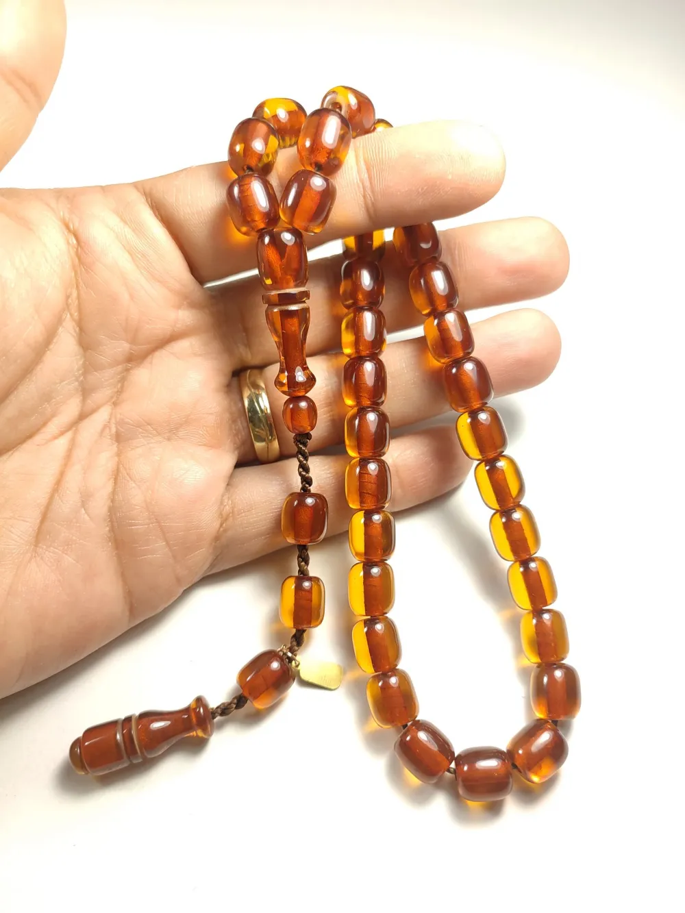 Muhammed Dabbas Usta İşi̇ İmzalı Ateş-İ Kehri̇bar küçük resim 5