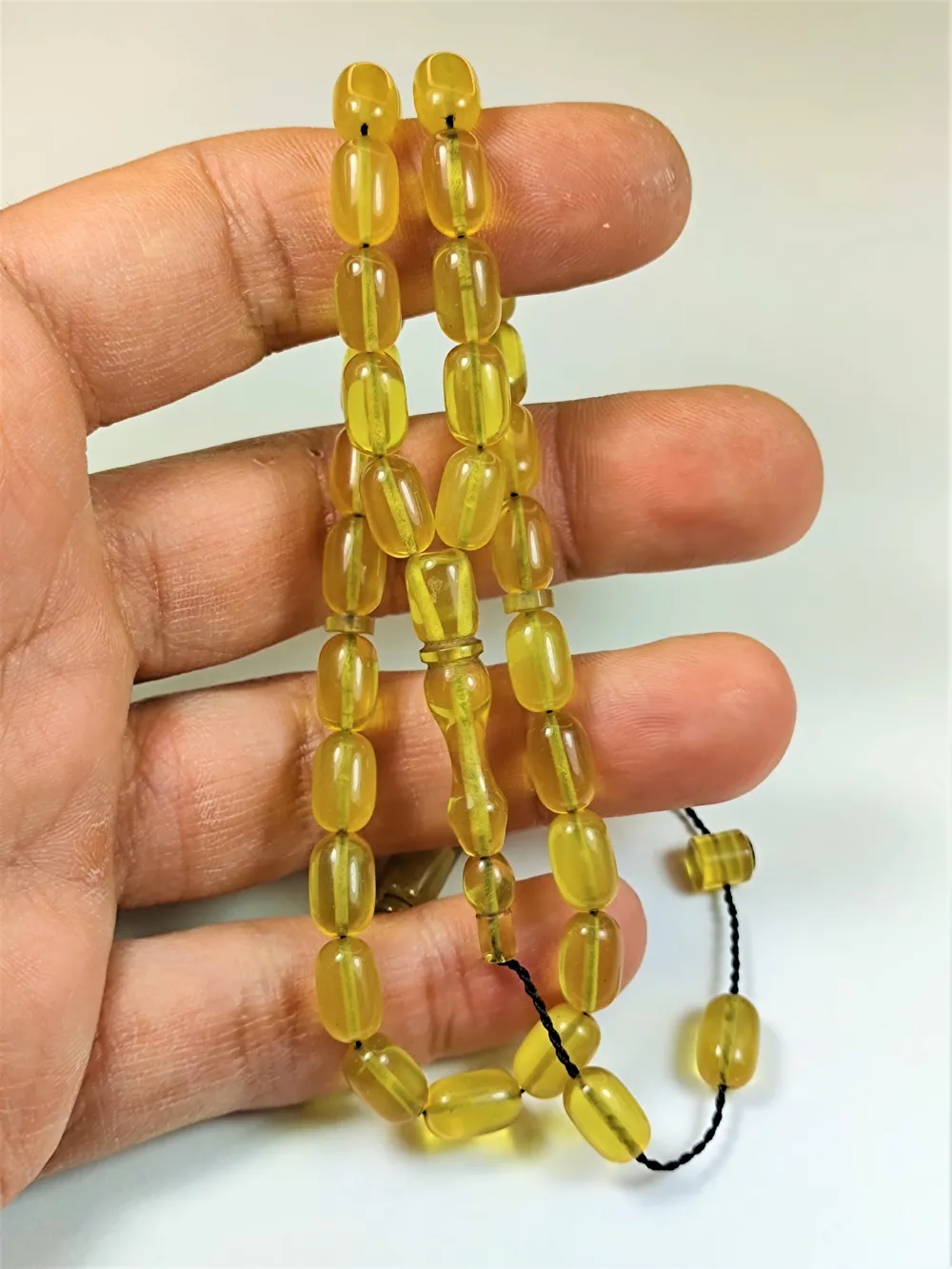 Mehmet Sancaktar Usta İşi̇ İmzalı Mühürlü Zar Kehri̇bar küçük resim 5