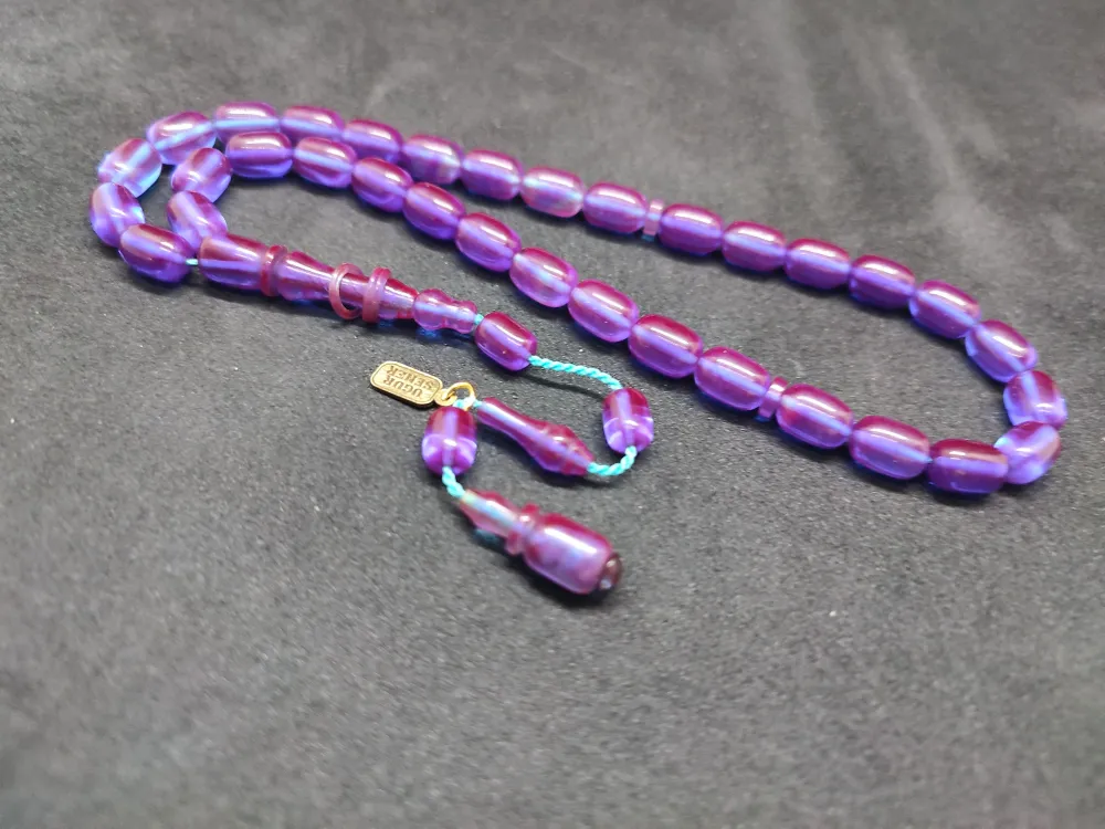 Uğur Şener Usta Eseri̇ İmame Halkalı Çi̇ft Kat Ci̇lalı Ateş-İ Kehri̇bar küçük resim 3