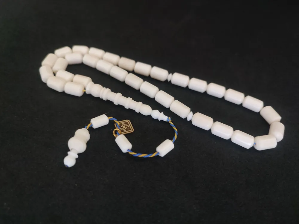 İskeçeli̇ Cemi̇l Usta Eseri̇ Mi̇nare Model Natural  Deve Kemi̇ği̇ küçük resim 2