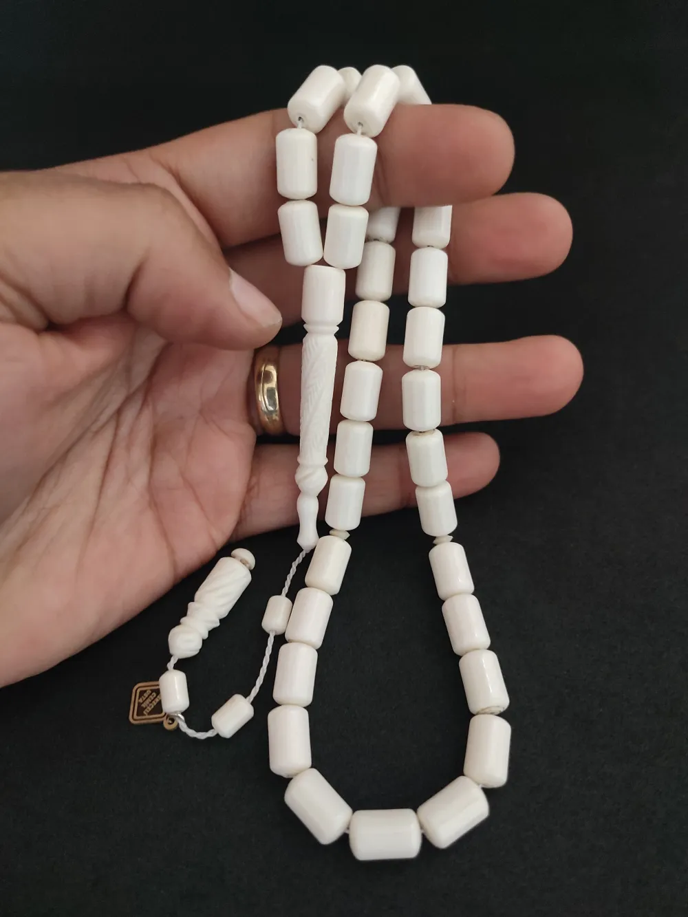 İskeçeli̇ Cemi̇l Usta Eseri̇ İmame Hi̇tame Kalem Oyma Sanatı Deve Kemi̇ği̇ küçük resim 5