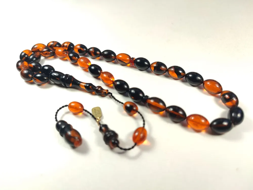 Furkan Gül Usta İşi̇ İmzalı Mühürlü  Sıkma Kehri̇bar küçük resim 3