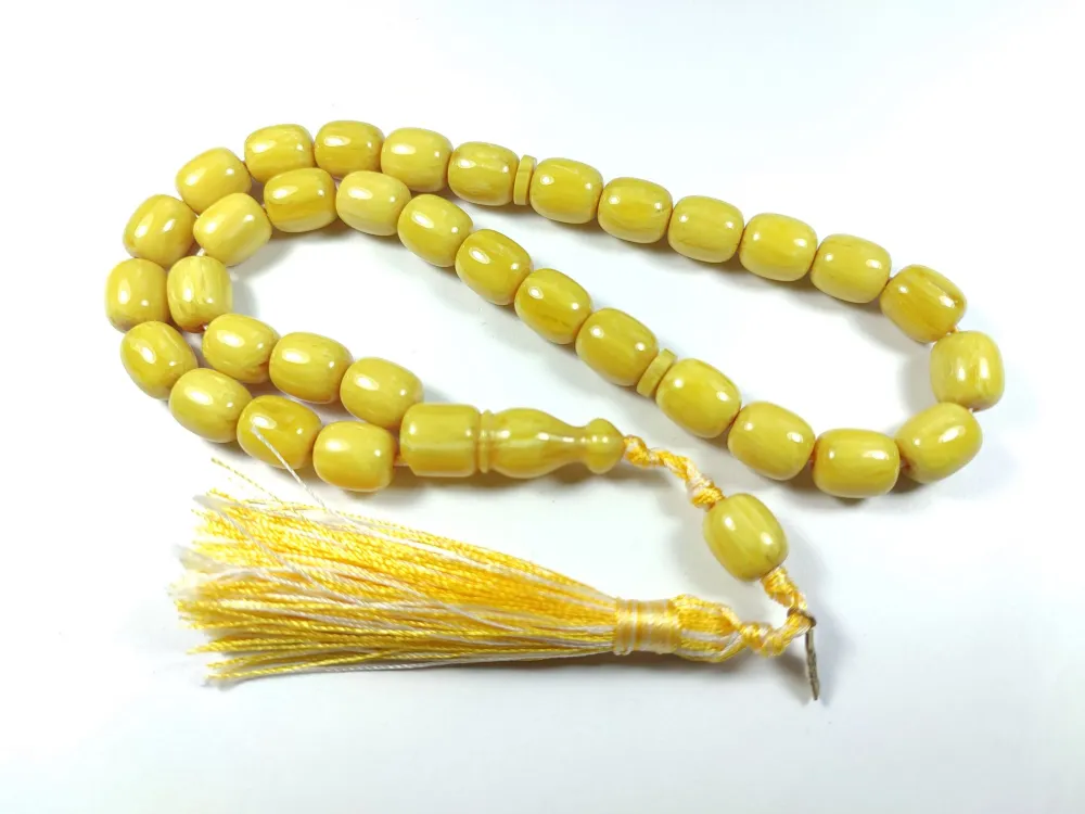 Ebu Zeyn Usta İşi̇ İmzalı Mühürlü Sıkma Kehri̇bar küçük resim 2