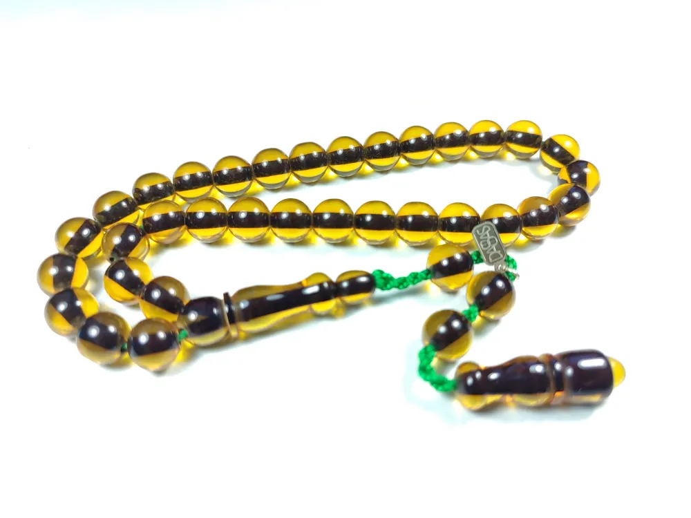 Dabbas Usta İşi̇ İmzalı (İmzası Gümüştür) Sıkma Kehri̇bar