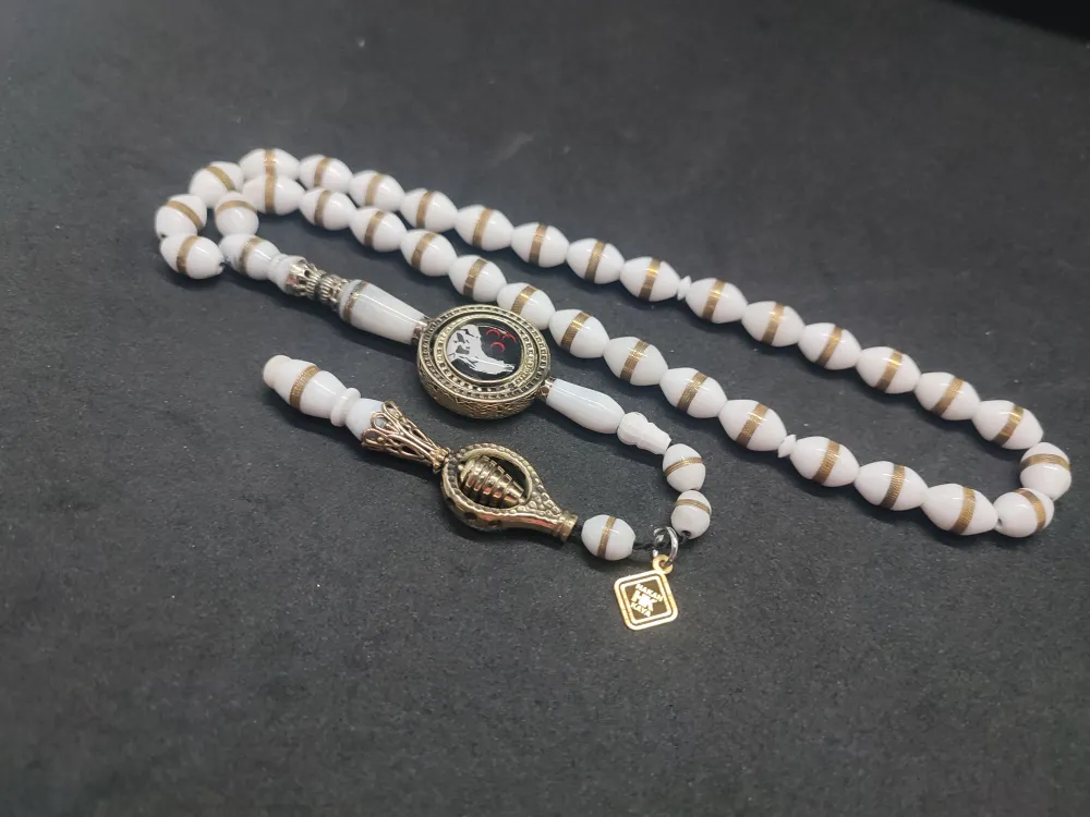 Hakan Kaya Usta  El İşçi̇li̇kli̇ Ağır Gümüş Nakkaşlı İri̇ Boy Sarmal Deve Kemi̇ği̇