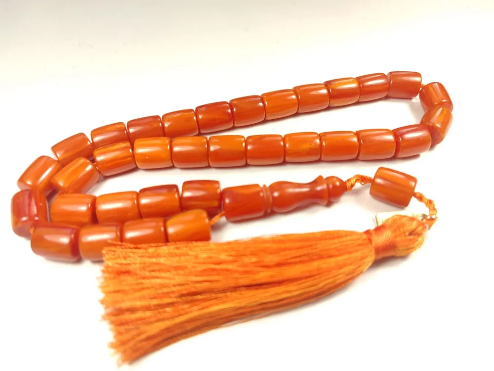 Ebu Zeyn Usta İşi̇ İmzalı Sıkma Kehri̇bar küçük resim 2