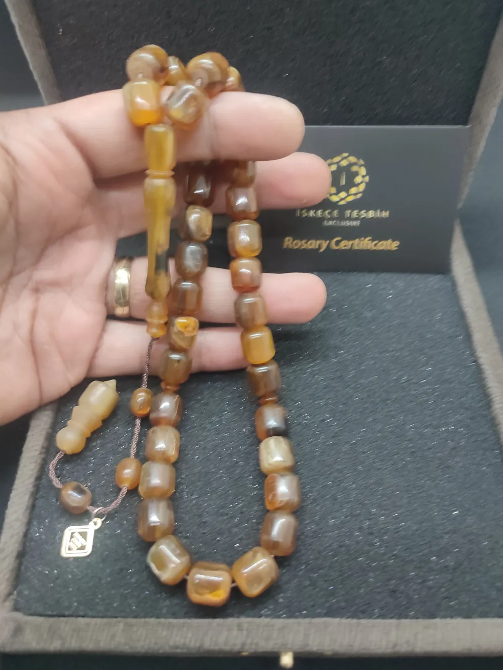 Vıp Kutulu 37.98 Gr İskeçeli̇ Cemi̇l Usta Eseri̇ Nadi̇r Tür  Gergedan Boynuzu küçük resim 5