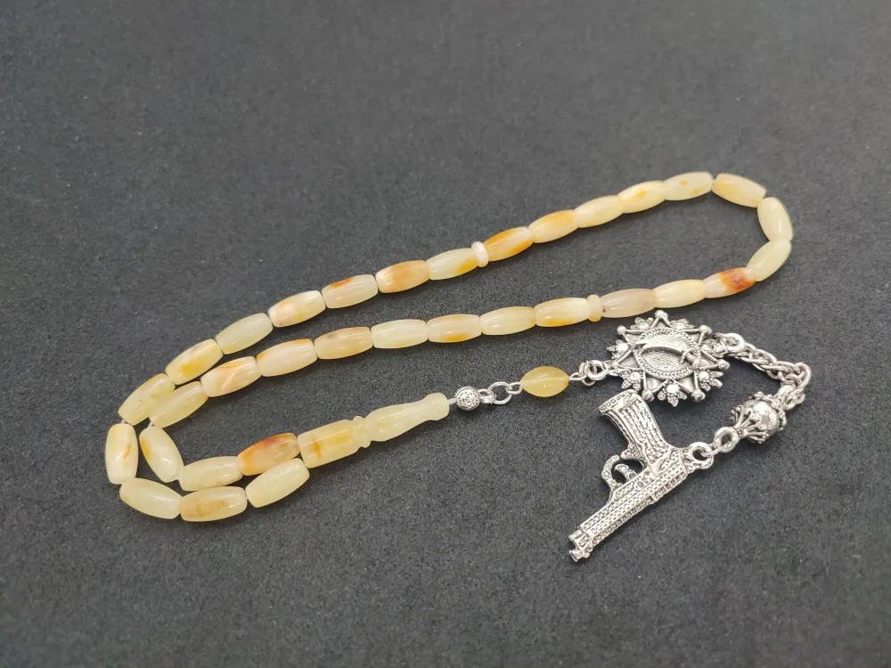 Kaçkar Usta Eseri̇ 10.05 Gr 475 Ayar Gümüş Püsküllü 11.36 Gr Mat Kaya Damla