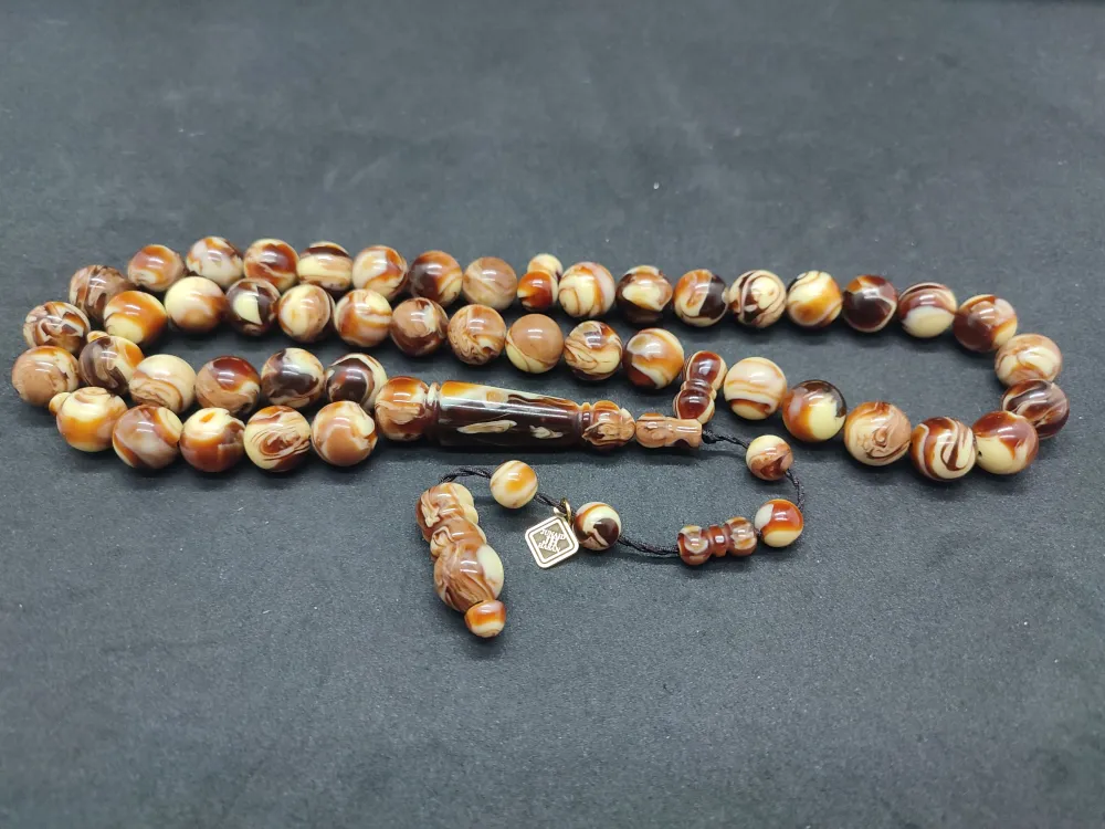 Başka Yerde Yok!Junai̇d Hasan Usta Eseri̇ 45 Habbe İri̇ Boy Eski̇ Obejden Katali̇n küçük resim 2