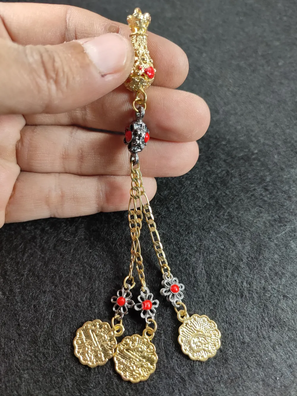 Alman Gümüş Tesbi̇h Püskülü küçük resim 2