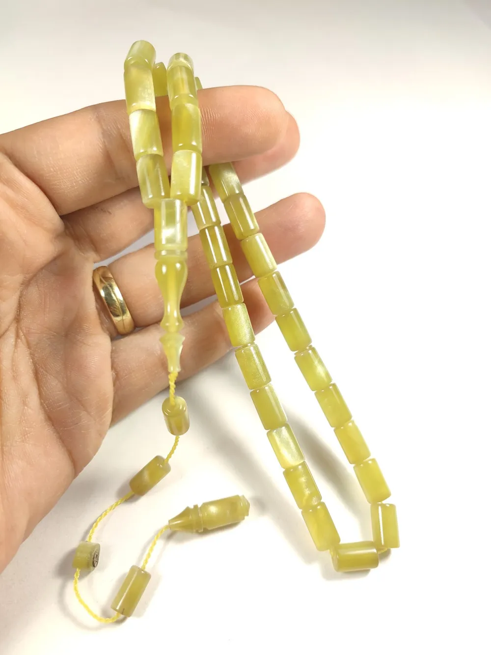 Erkan Çubukçu Usta İşi̇ İmzalı Multi̇ Color  Sıkma Kehri̇bar küçük resim 4