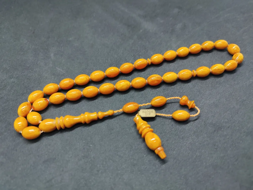 Ali̇ Küçük Usta Eseri̇ Çi̇ft Kat Ci̇lalı Alman Sıkma Kehri̇bar küçük resim 2