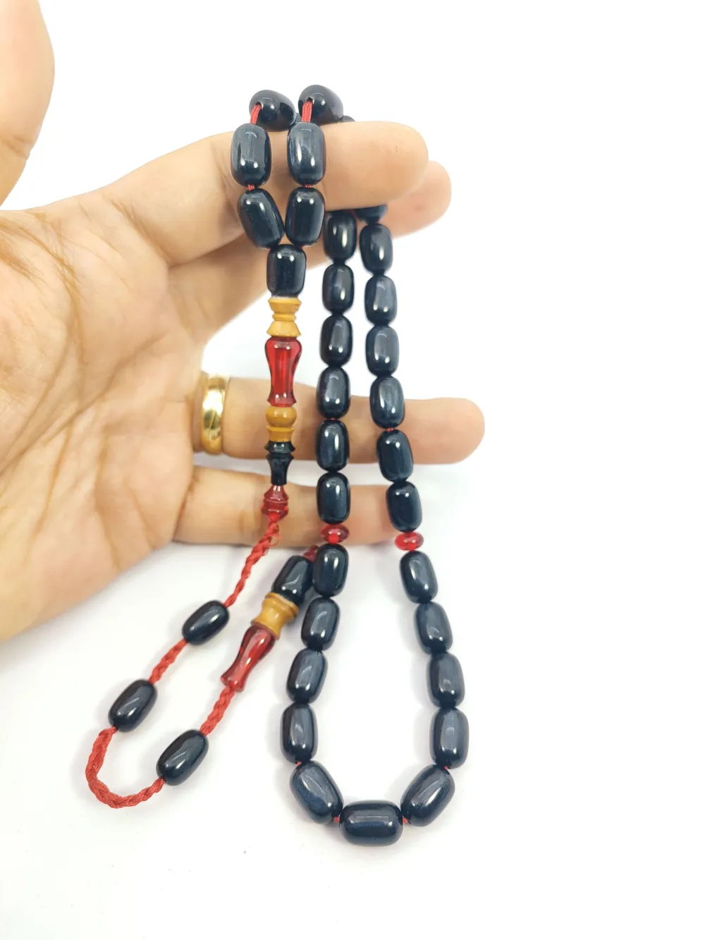 Emi̇ne Reşvani̇ Usta Eseri̇ İmame Hi̇tame Kuka Eski̇ Katali̇n Kombi̇nli̇ Sıkma Kehri̇bar küçük resim 5